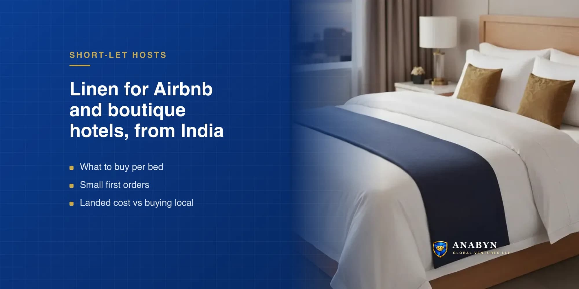 Why Airbnb Hosts and Boutique Hotel Owners Should Source Linen Directly from India