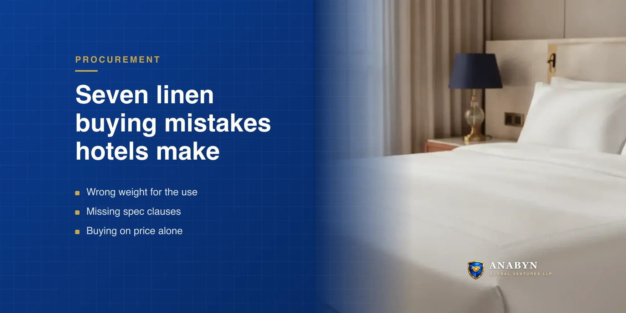 What Hotel Procurement Teams Get Wrong About Linen Buying