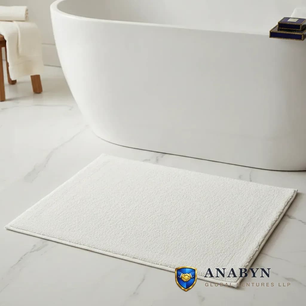 Anabyn bath mats supplied in bulk to hotels in Lisbon, Portugal