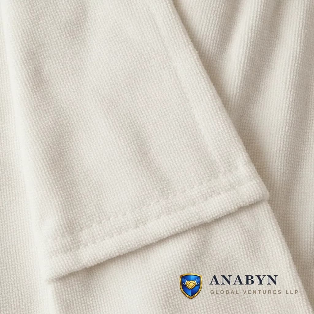 Anabyn Terry bathrobe — Weave close-up