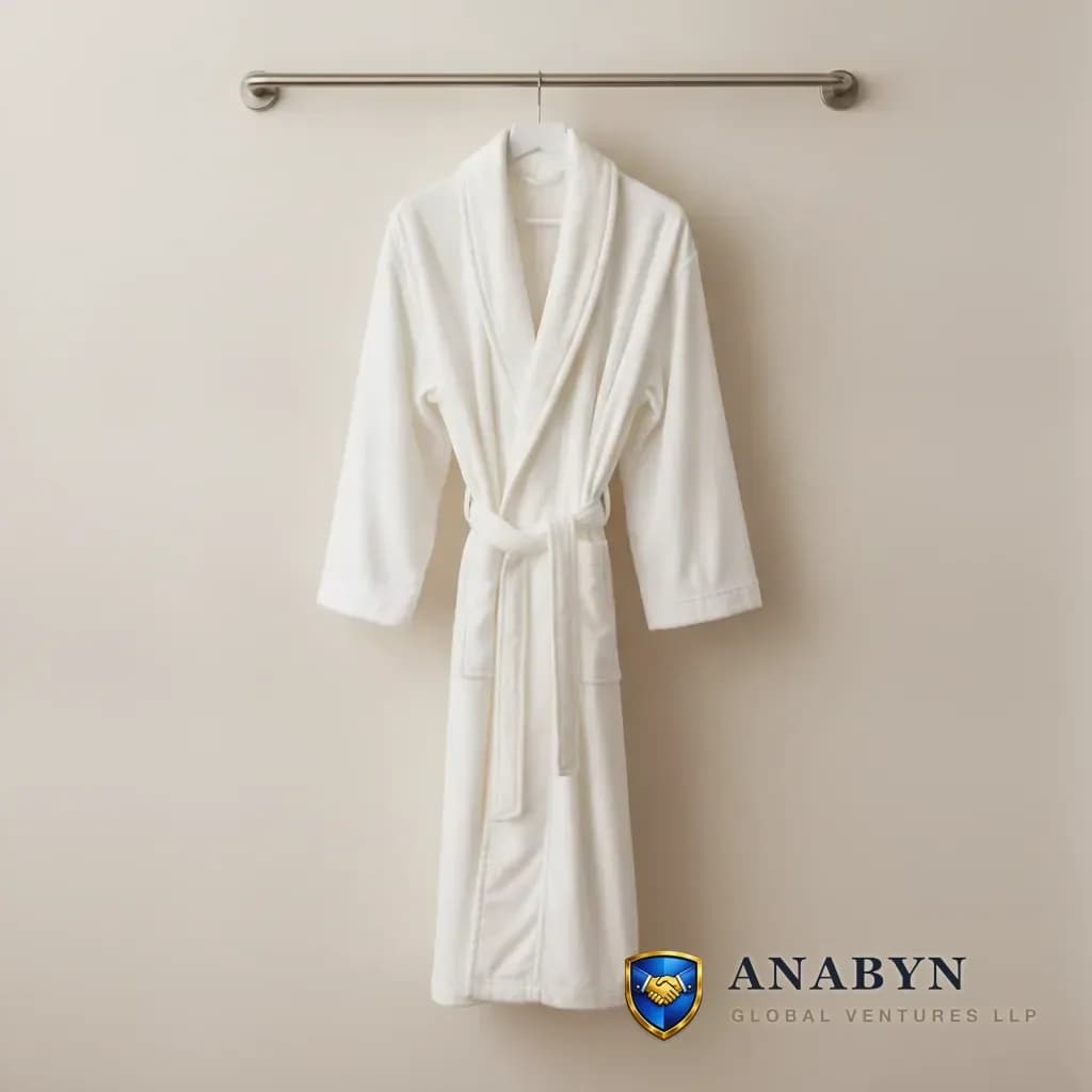 Velours-Bademantel für Hotelsuiten