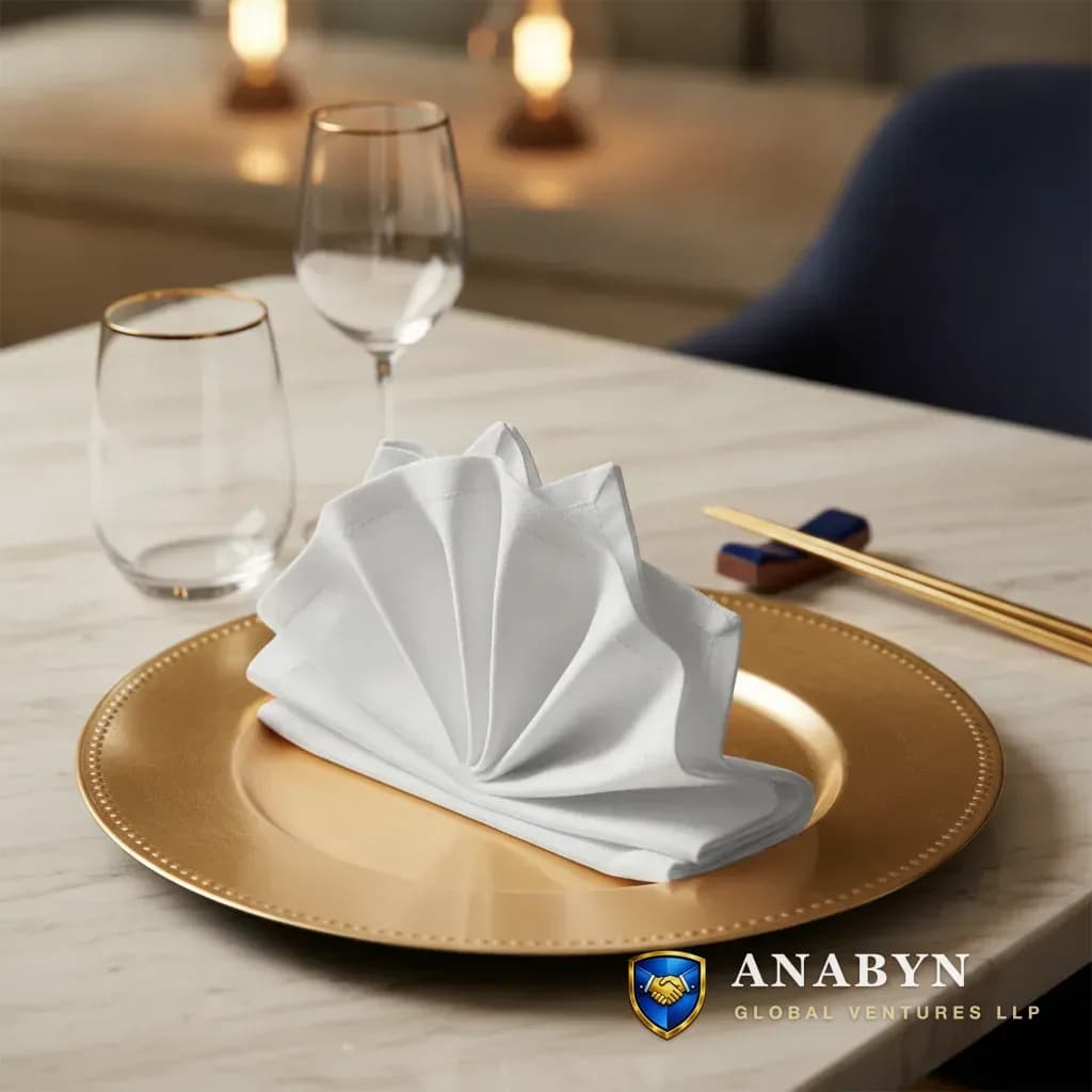 Napkins - Hospitality Grade - premium cotton fabric export India