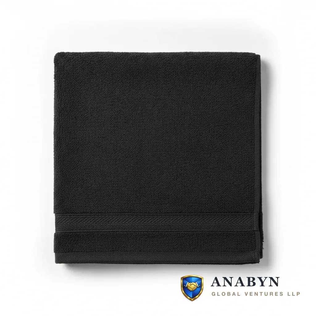Salon & Barber Towel - Dark Colour, Compact - premium cotton fabric export India