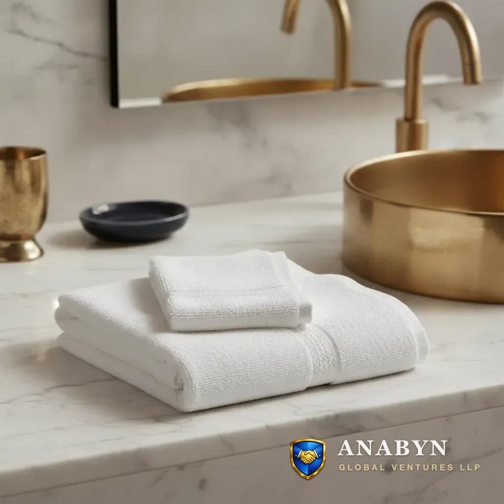 Anabyn hand towels supplied in bulk to hotels in Lisbon, Portugal
